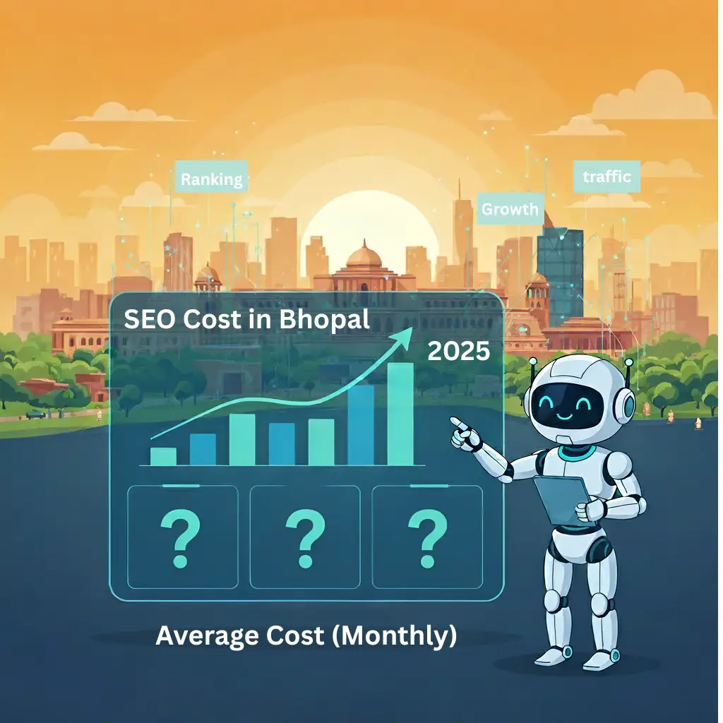 SEO cost in Bhopal illustration.