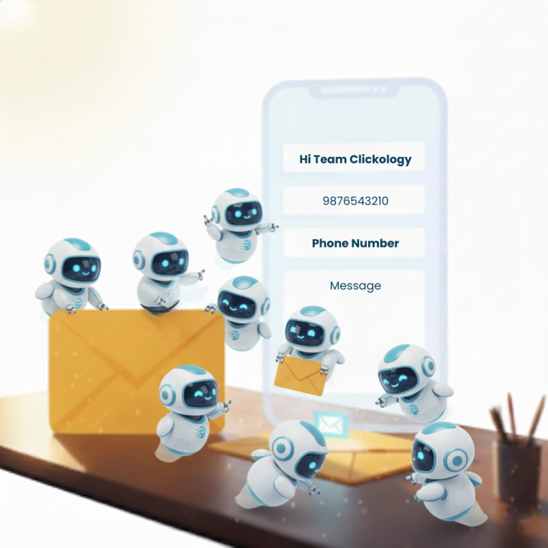 AI chatbot assisting users with contact form and message automation.